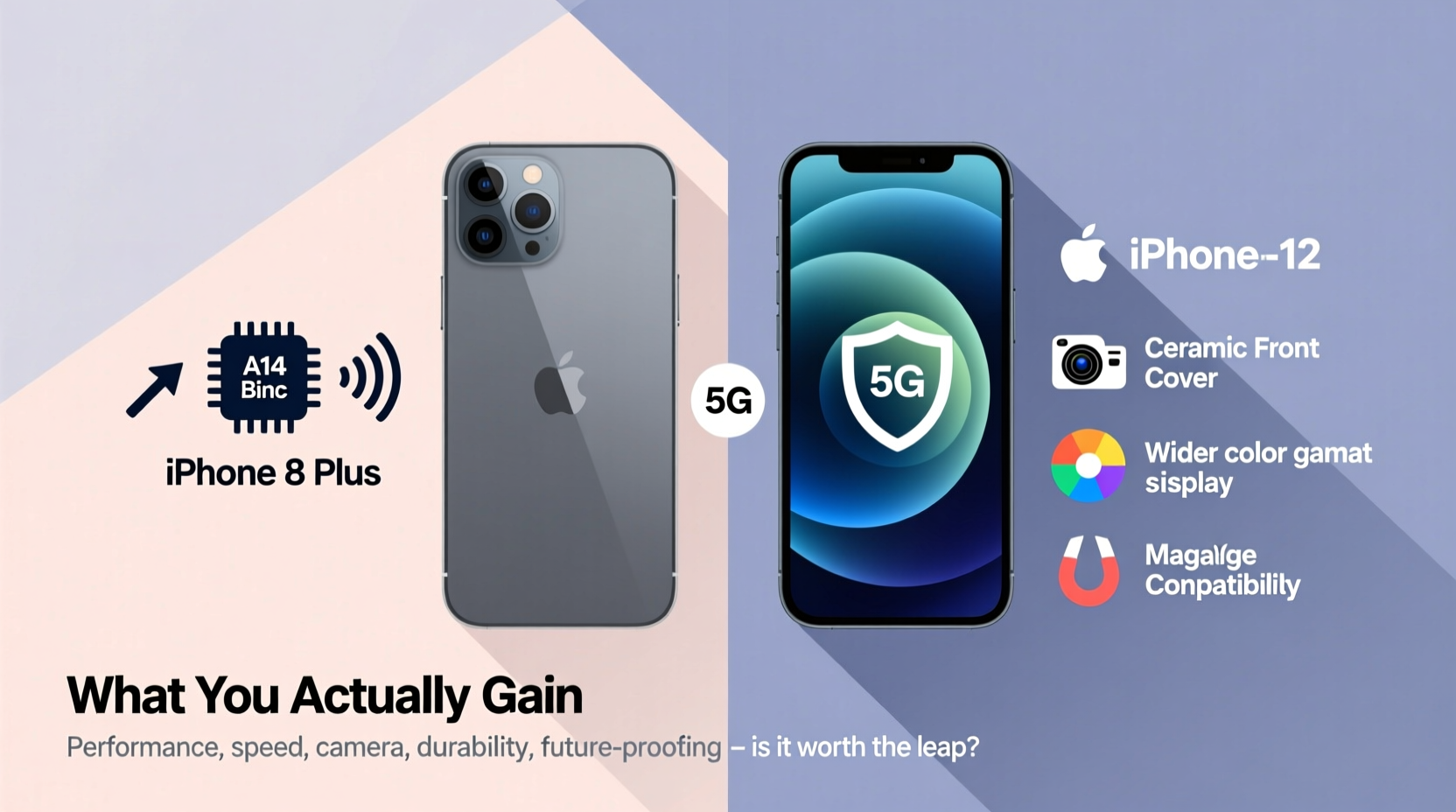 is upgrading from iphone 8 plus to iphone 12 really worth it what do you actually gain