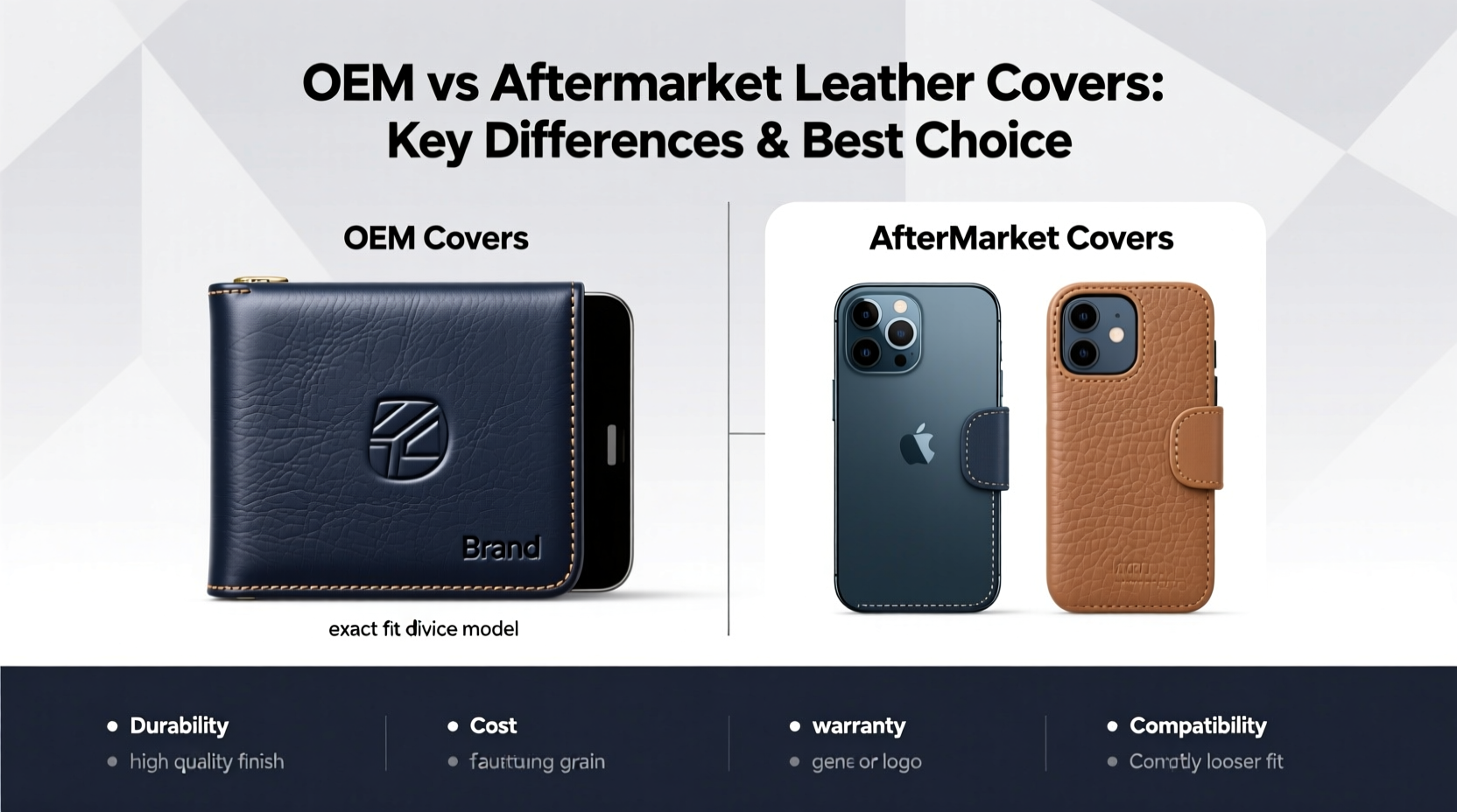 oem vs aftermarket leather cover