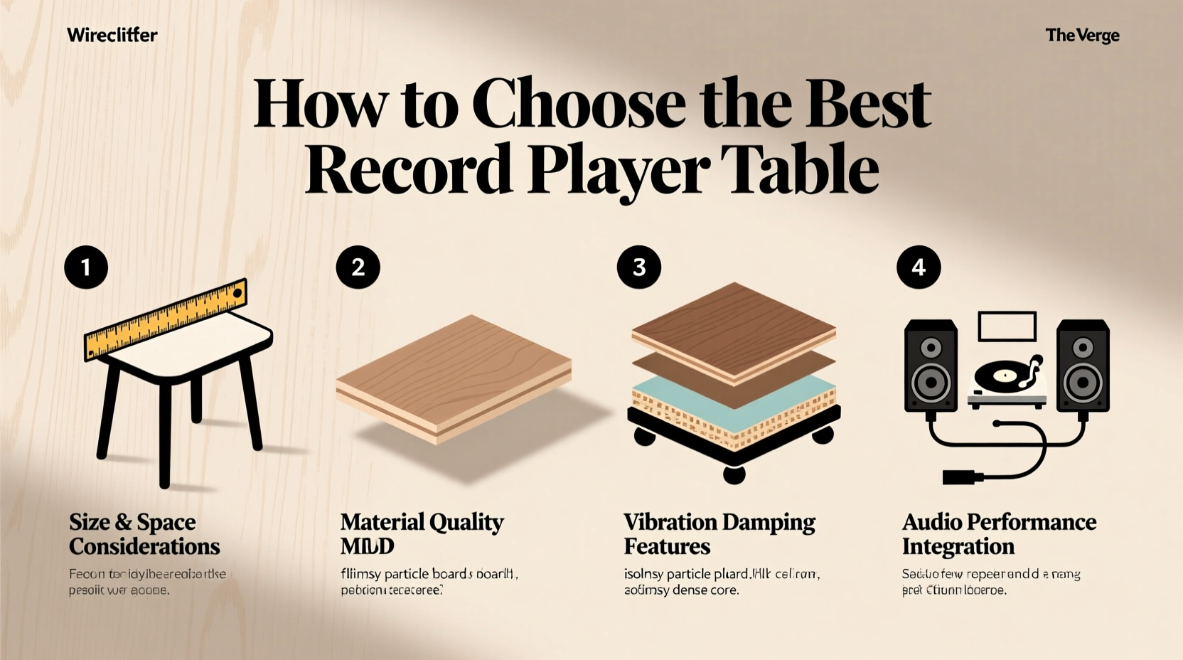 record player table