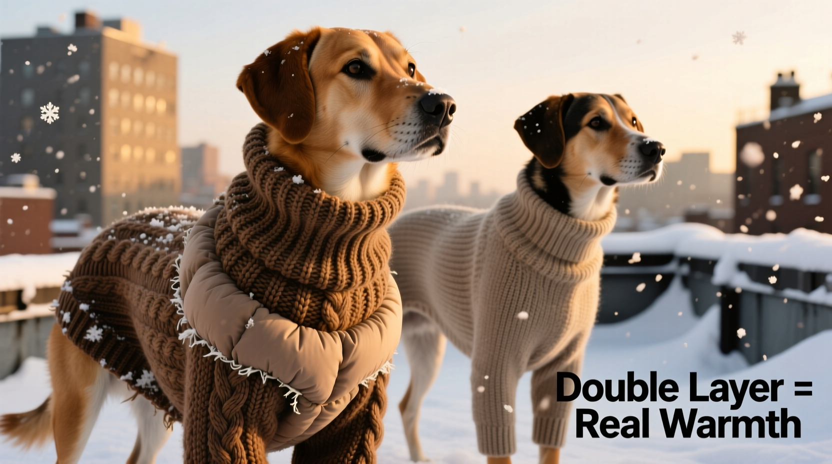 dog sweater showdown is a double layer really warmer than a single layer
