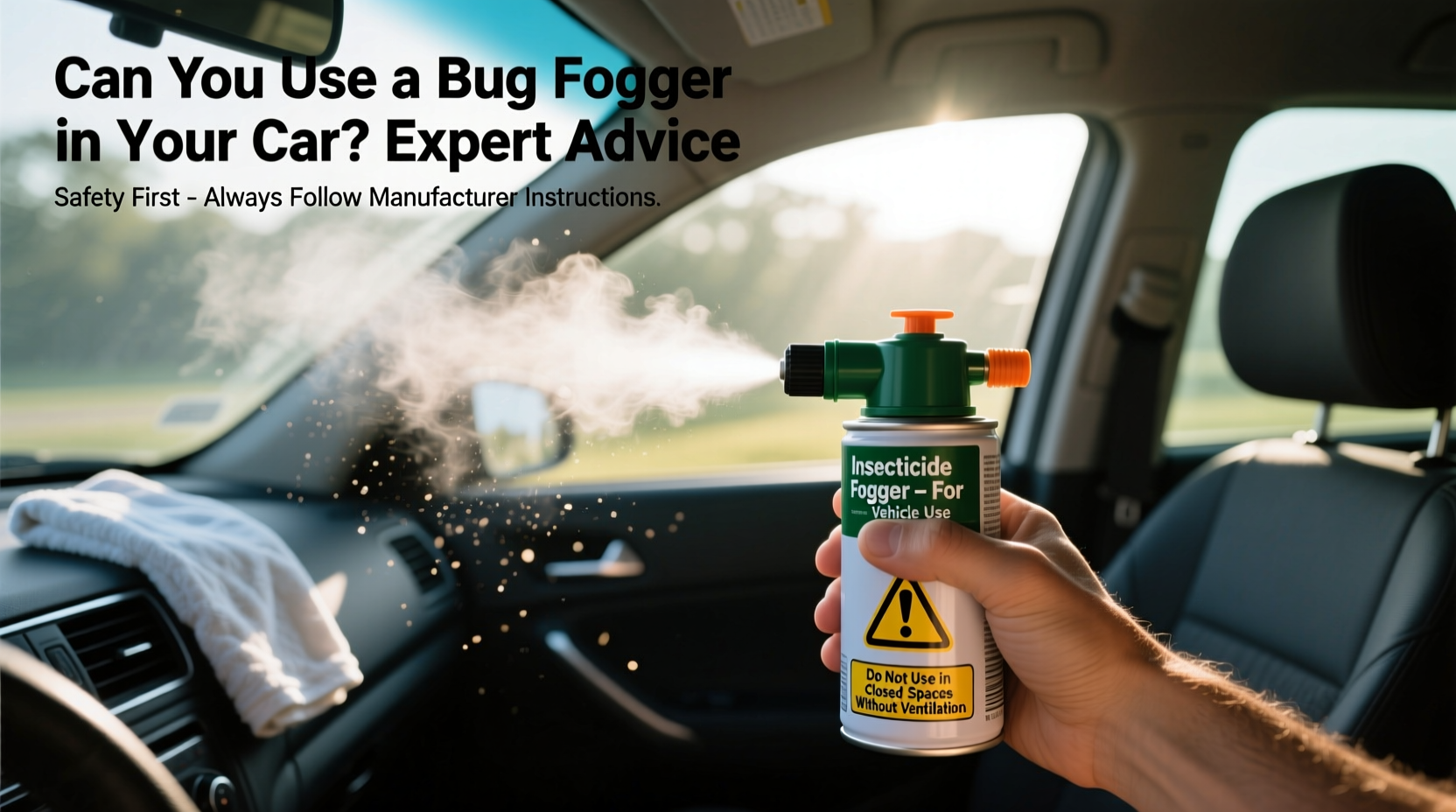 can i use bug fogger in car