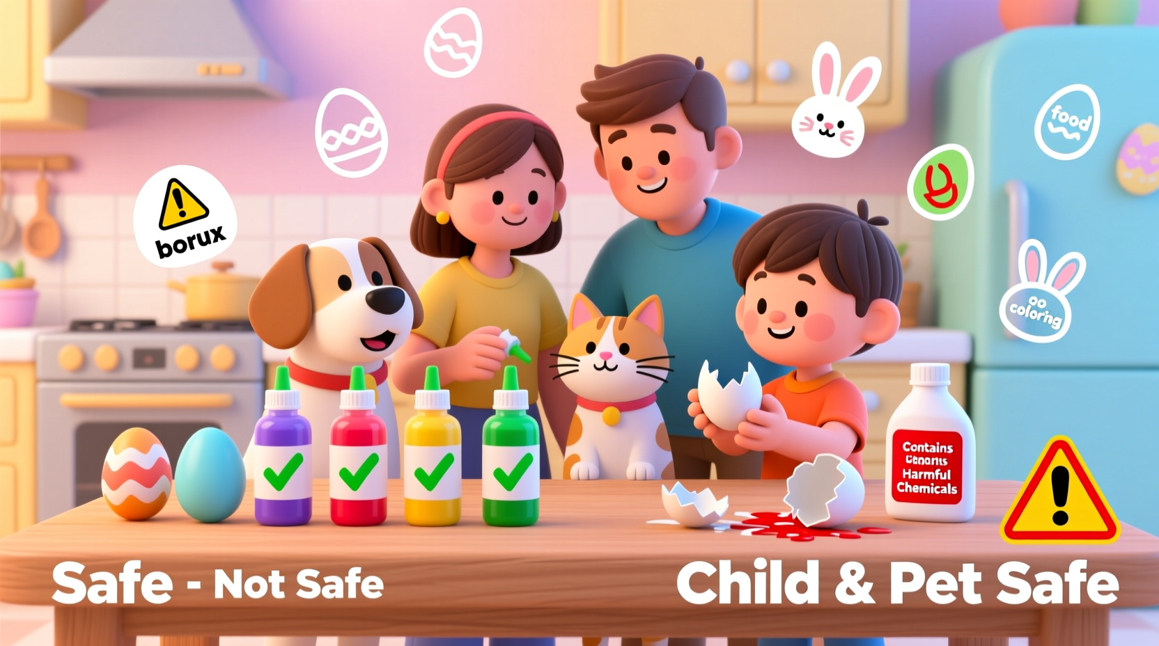 are paas easter egg dyes safe