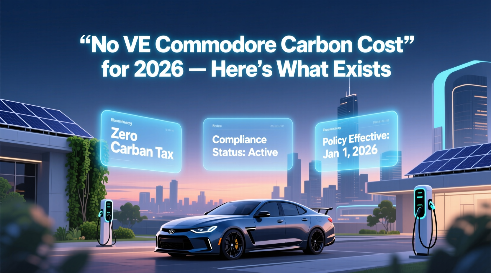 ve commodore carbon cost 2026