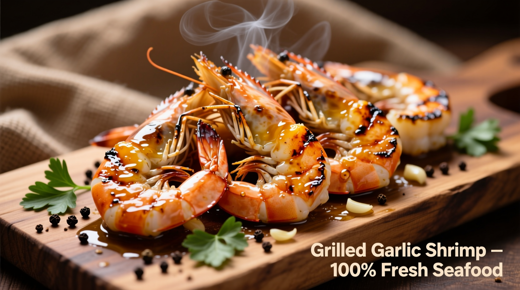 grilled garlic shrimp