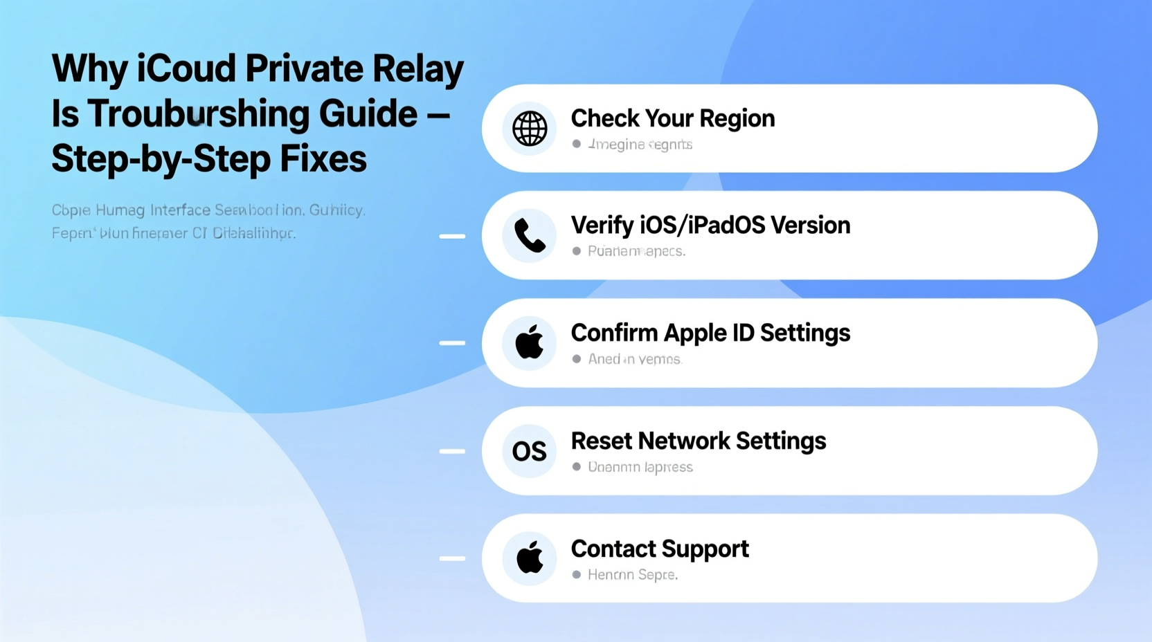 why is icloud private relay unavailable troubleshooting tips