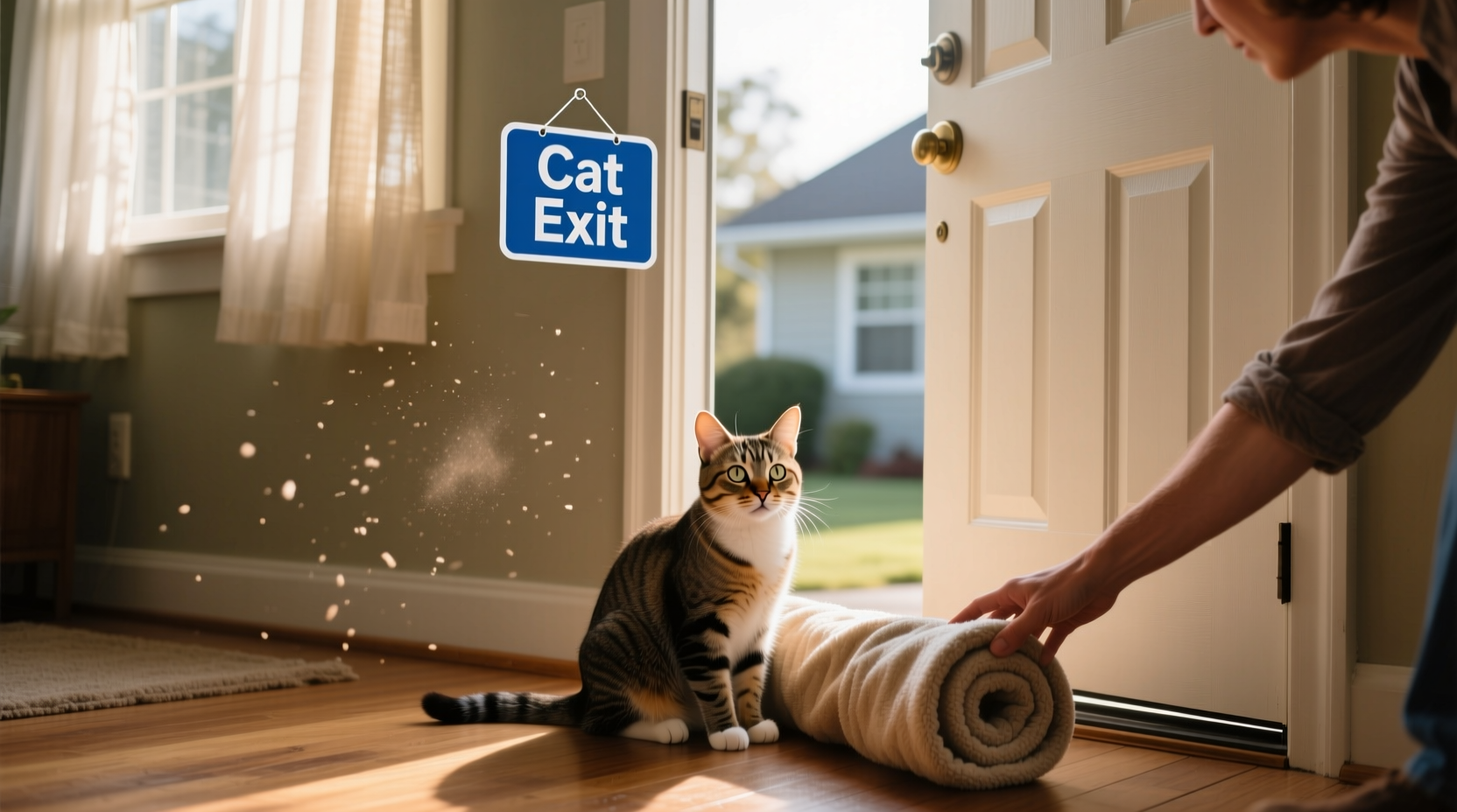 effective and humane ways to get a cat out of your house quickly and safely 2