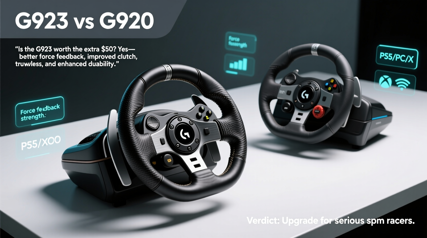 Logitech G923 Vs G920 Is The Newer Wheel Really Worth The Extra