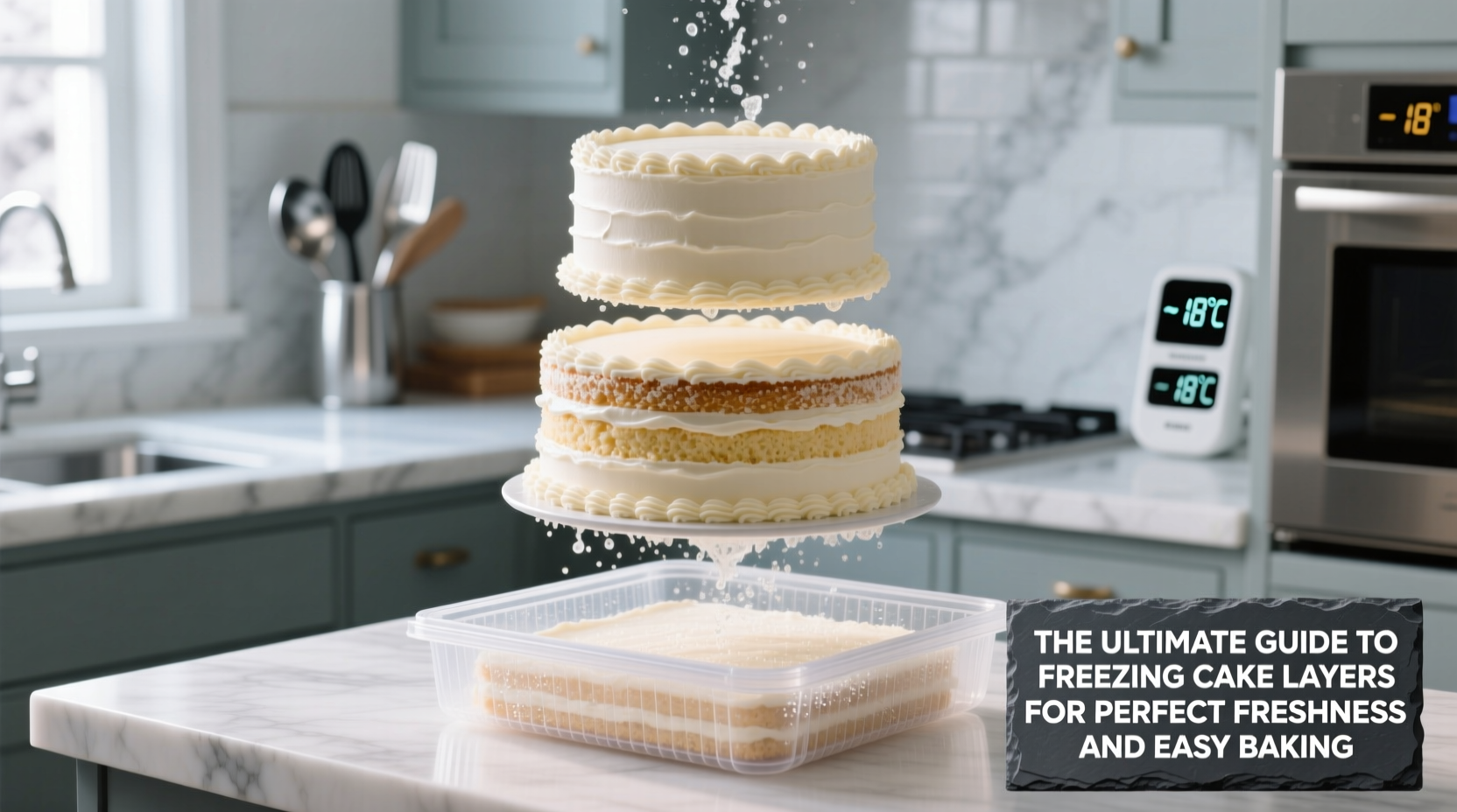 the ultimate guide to freezing cake layers for perfect freshness and easy baking