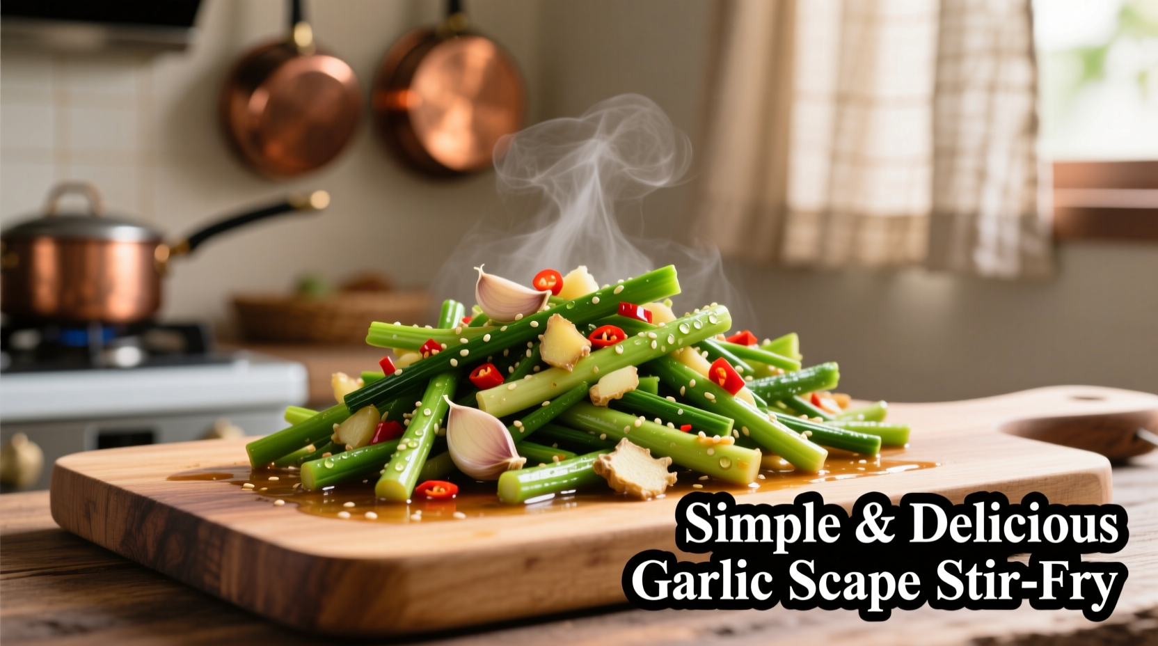 garlic scapes recipe