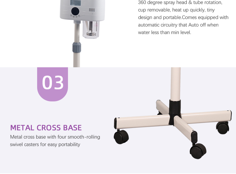 2021 new hot and cool nano facial steamer machine vaporizer