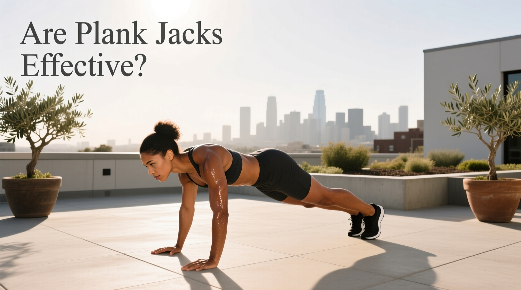 are plank jacks effective for core cardio 