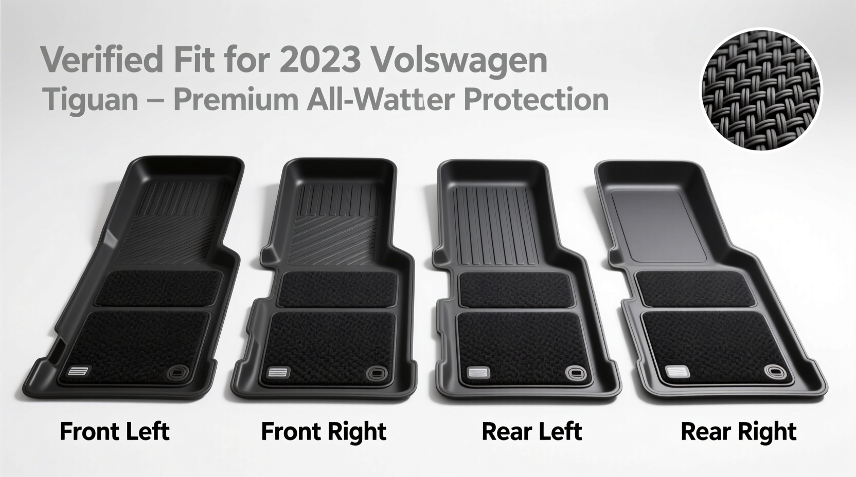 tiguan 2023 all weather floor mats