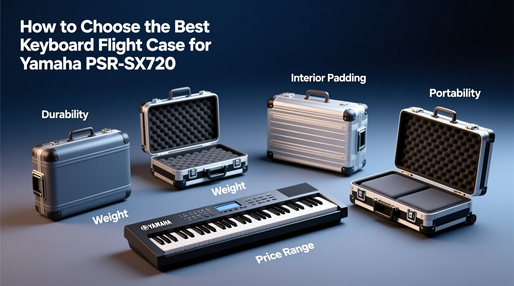 keyboard flight case for yamaha psr sx 720