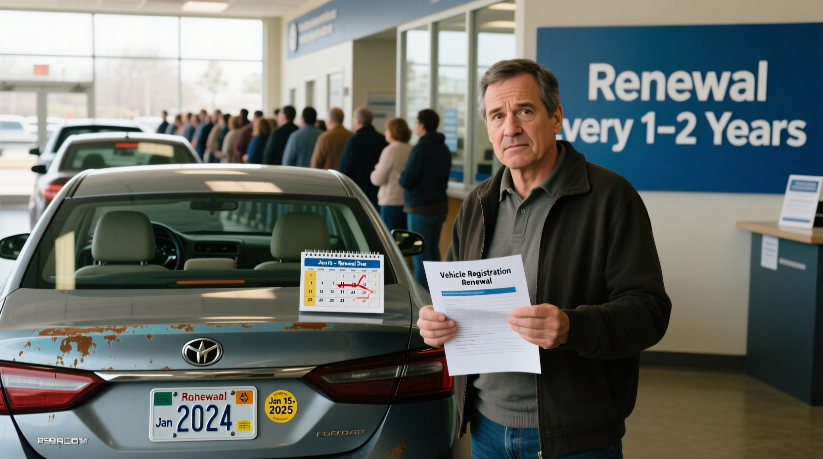 how often do you register your car