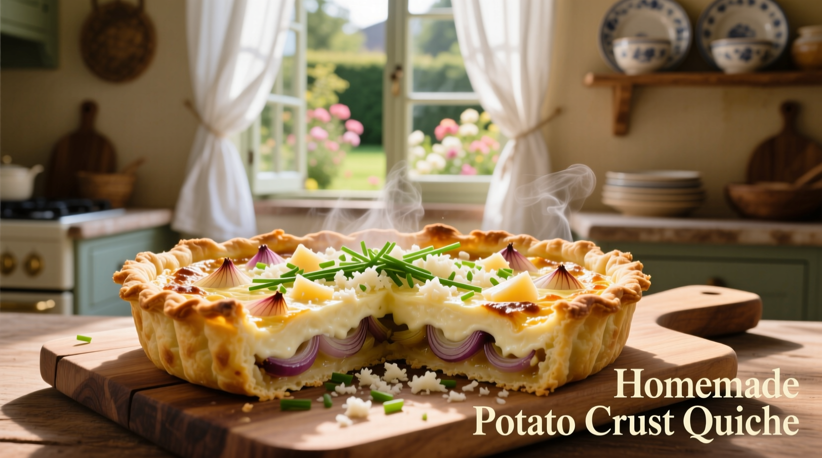 Potato Crust Quiche: Crispy Gluten-Free Alternative Recipe