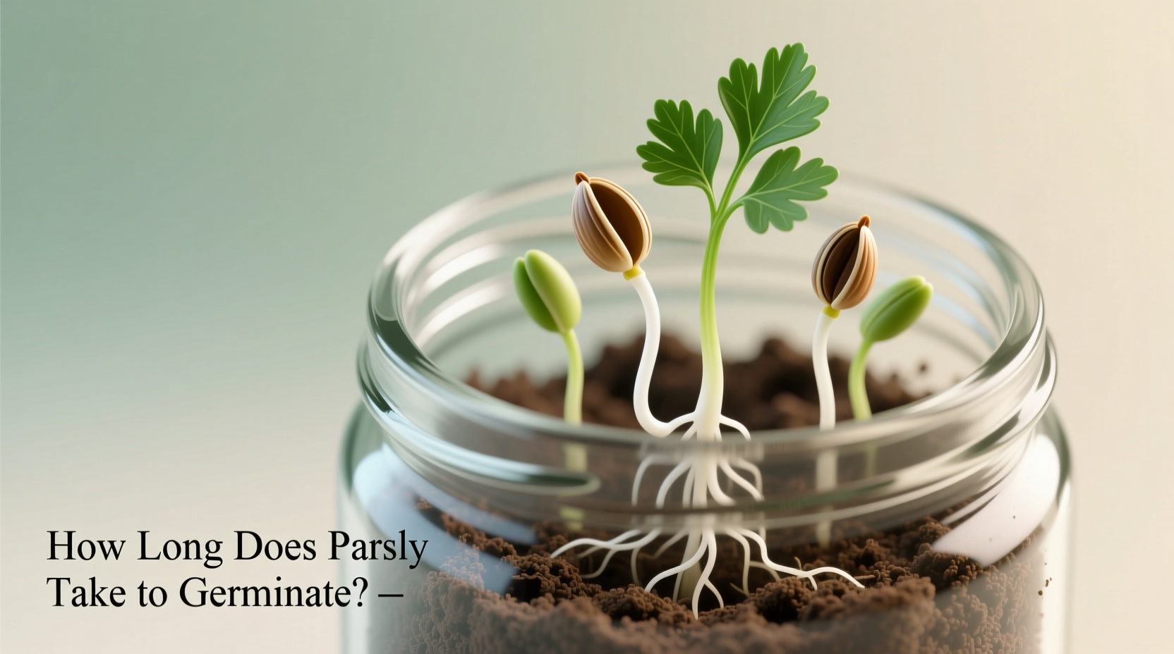 how long does it take for parsley to germinate