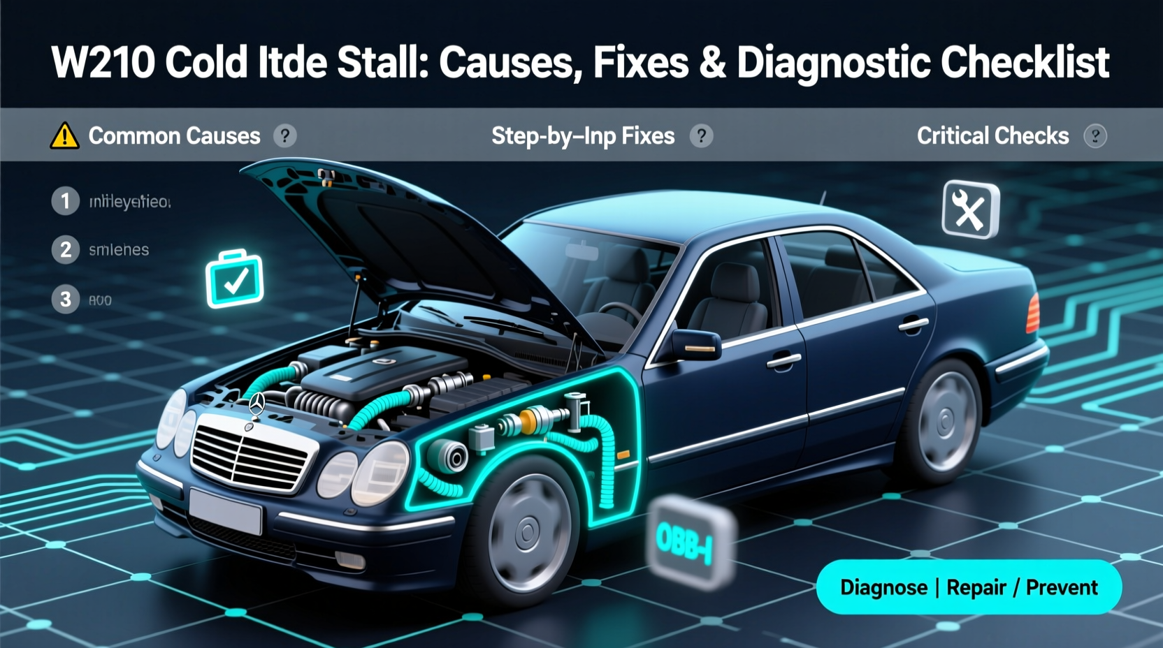 w210 cold idle stall