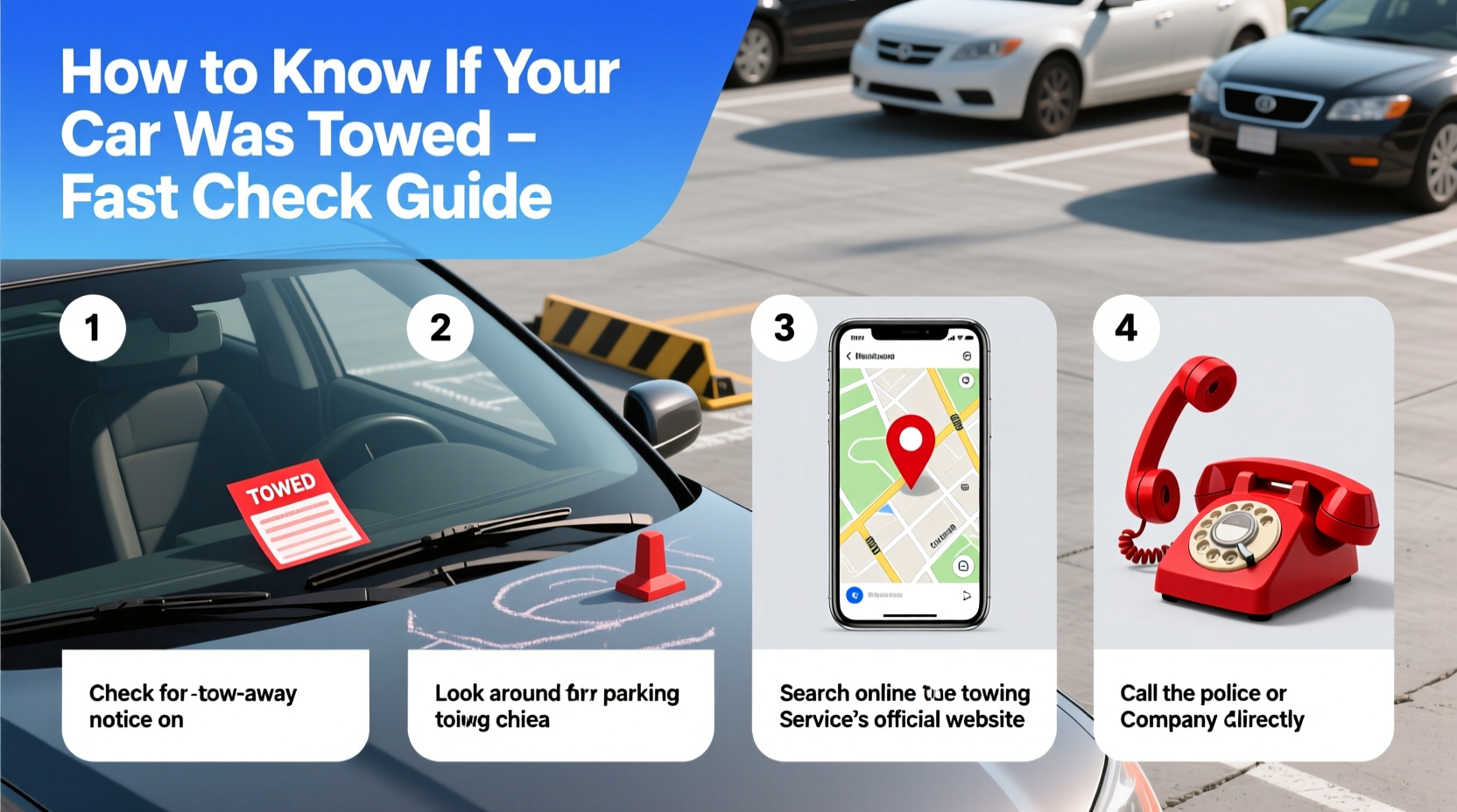 how do i know if my car was towed
