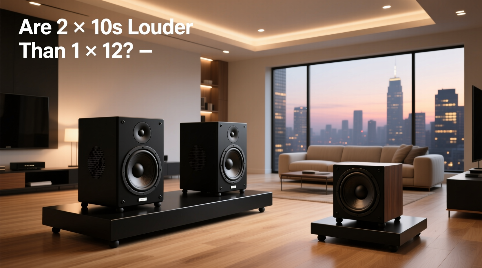 Subwoofer Size Guide: Are Two 10-Inch Subs Louder Than One 12?
