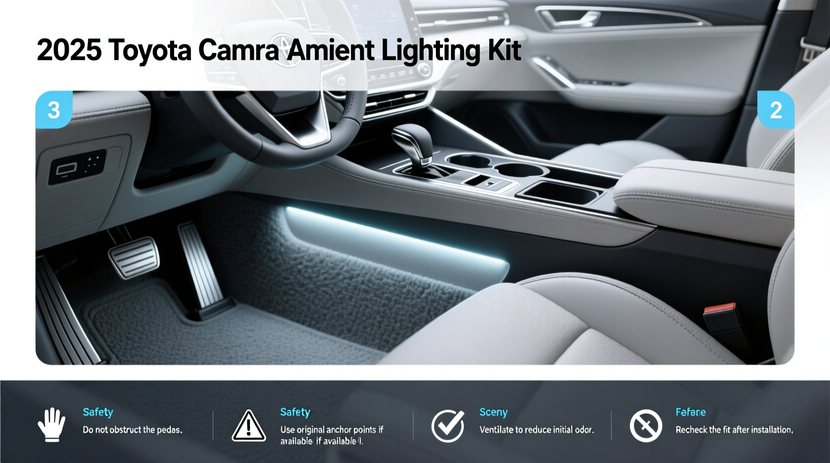 2025 Camry Ambient Lighting Kit Buying Guide: How to Choose