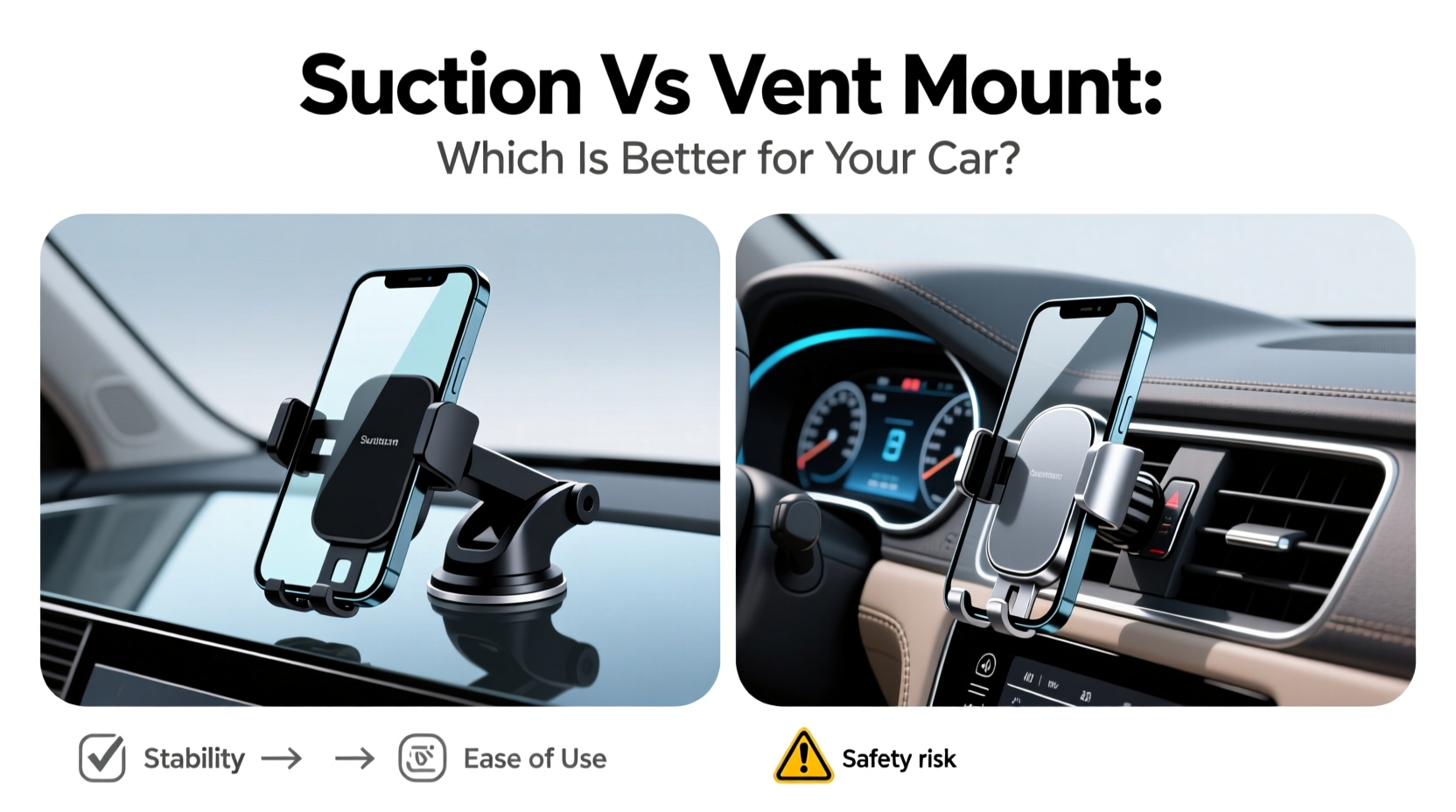 suction vs vent mount