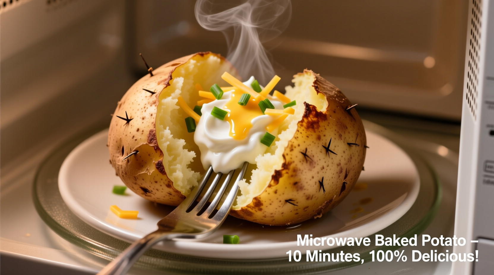 make baked potato in microwave