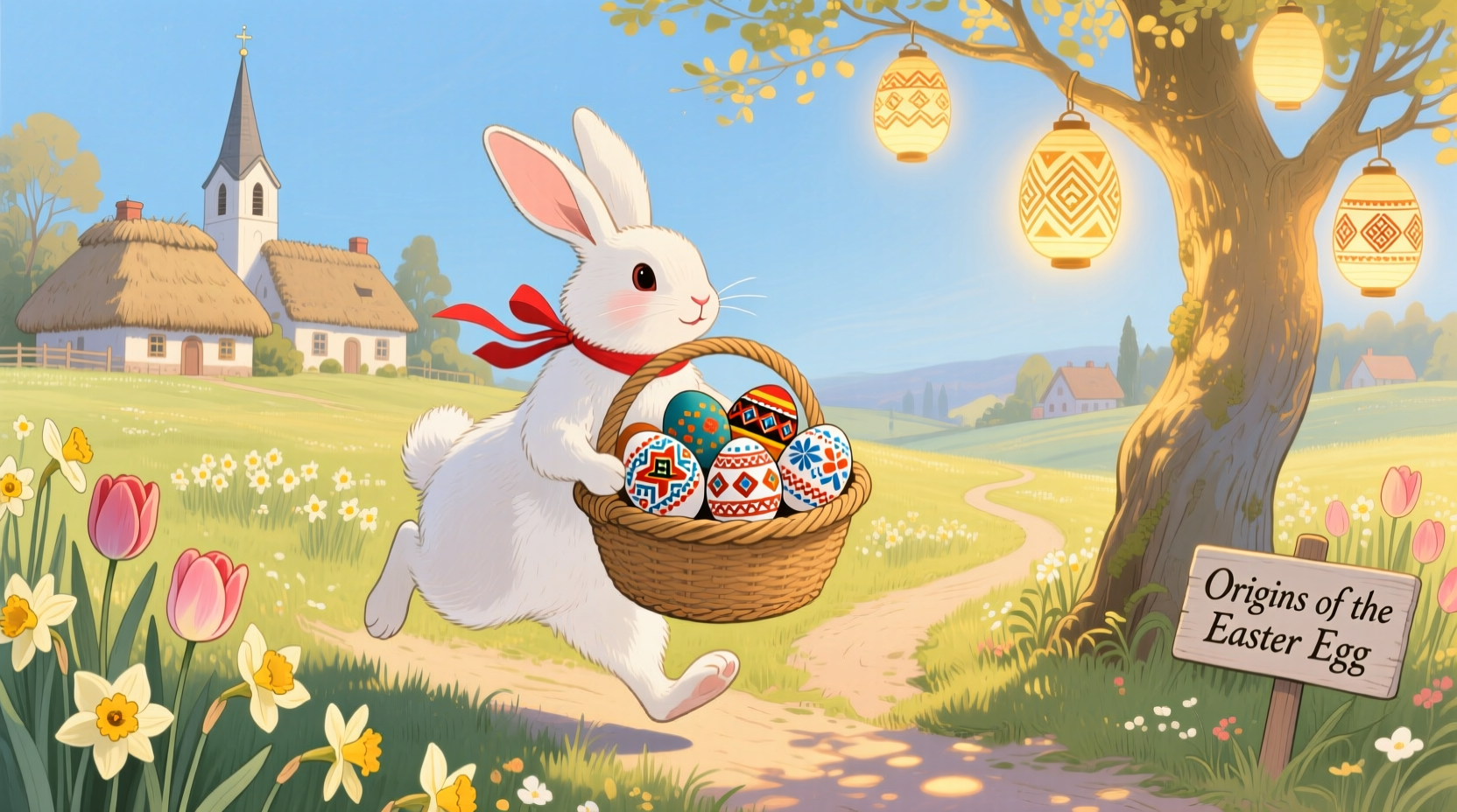 how does the easter bunny get eggs