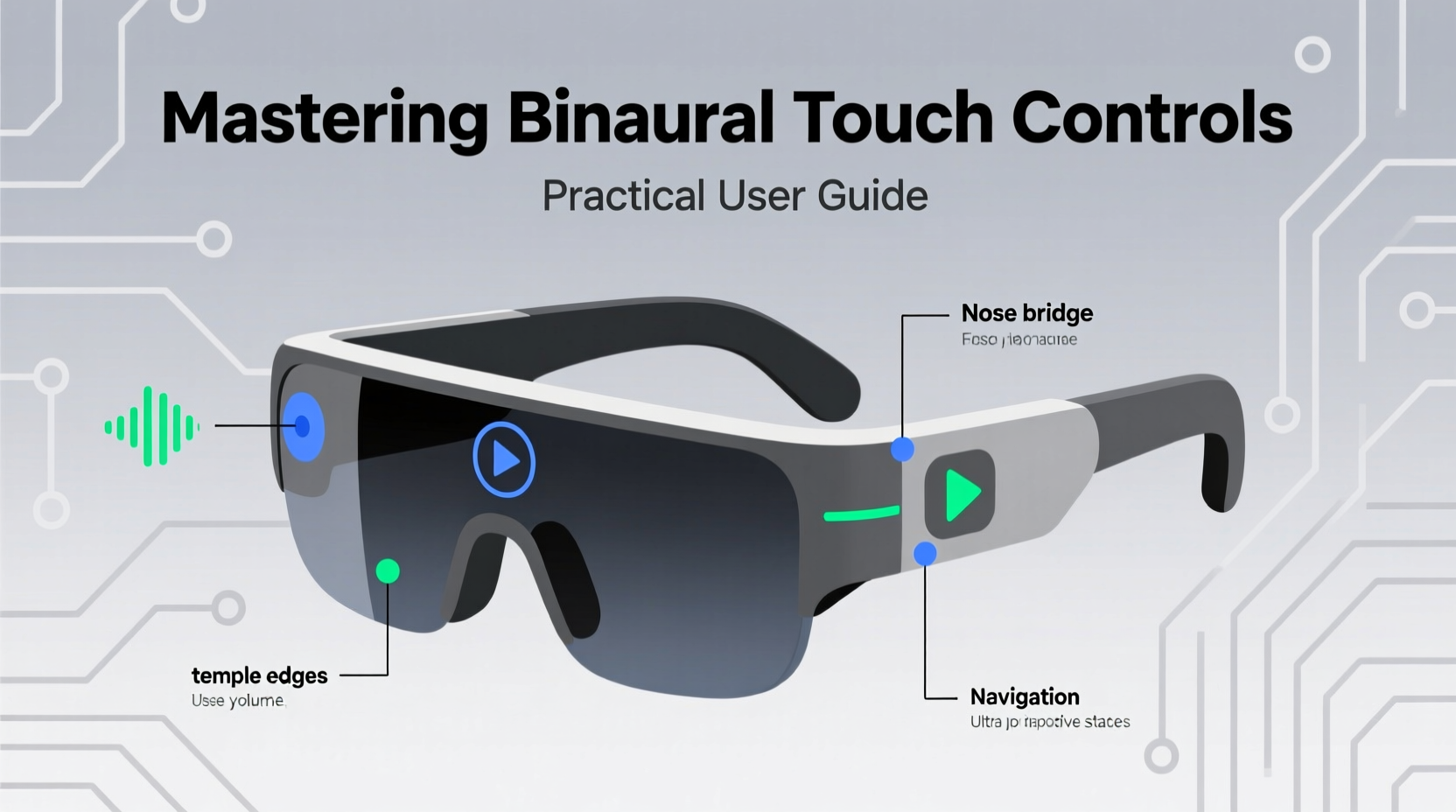 mastering binaural touch controls on smart glasses a practical user guide