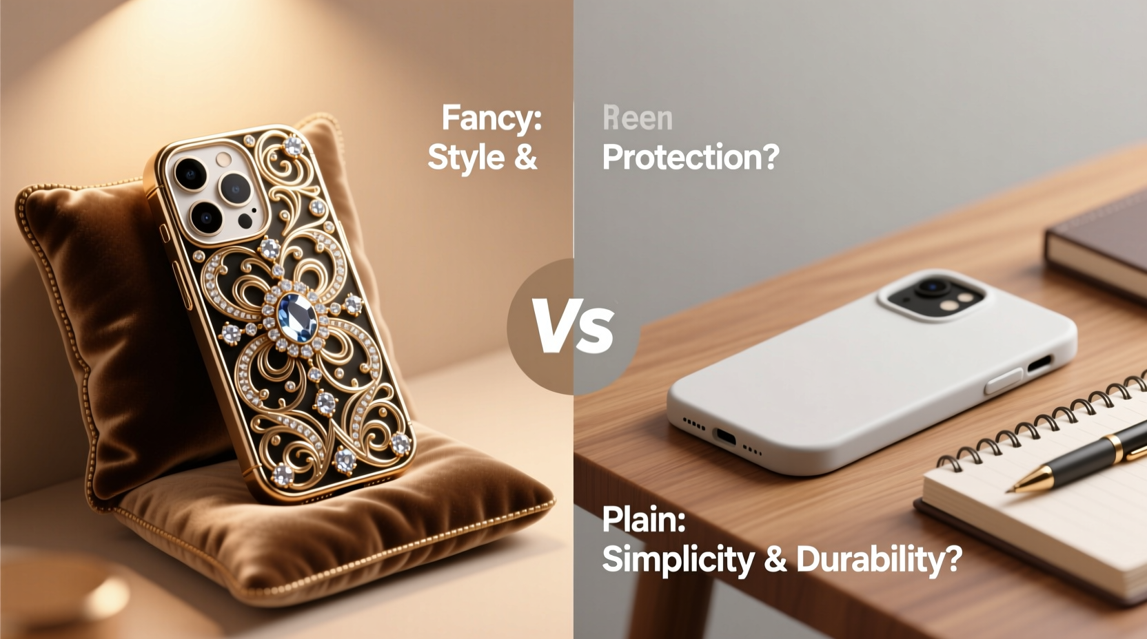 are fancy phone cases really worth it or is a plain one just as good