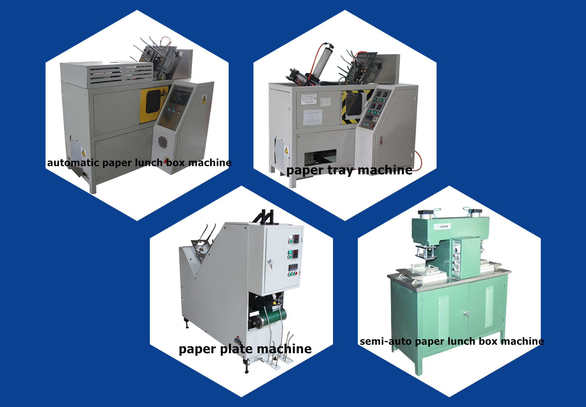 Semi-automatic food box machine for Southeast Asian market