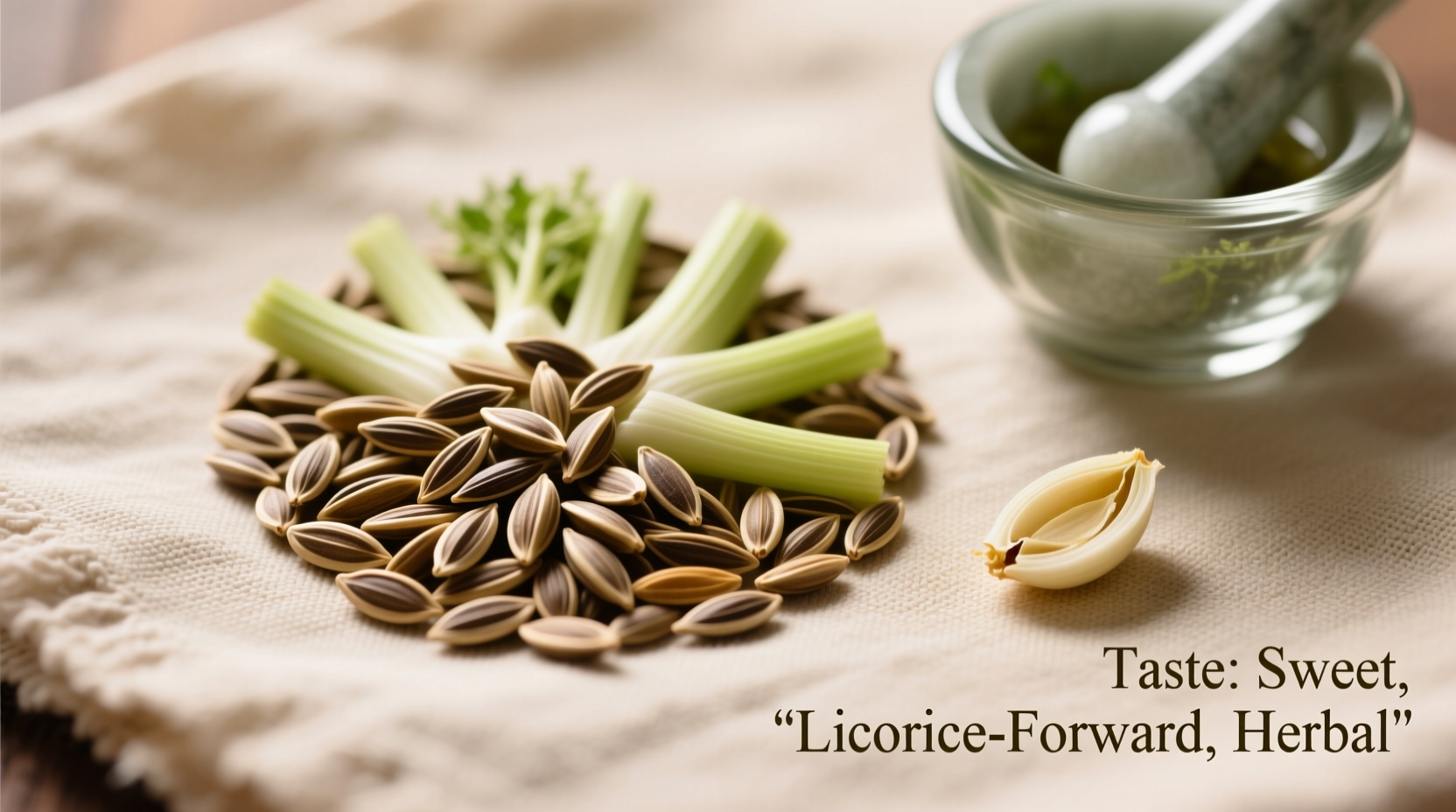 Fennel Seeds Taste: Sweet Licorice with Citrus Notes
