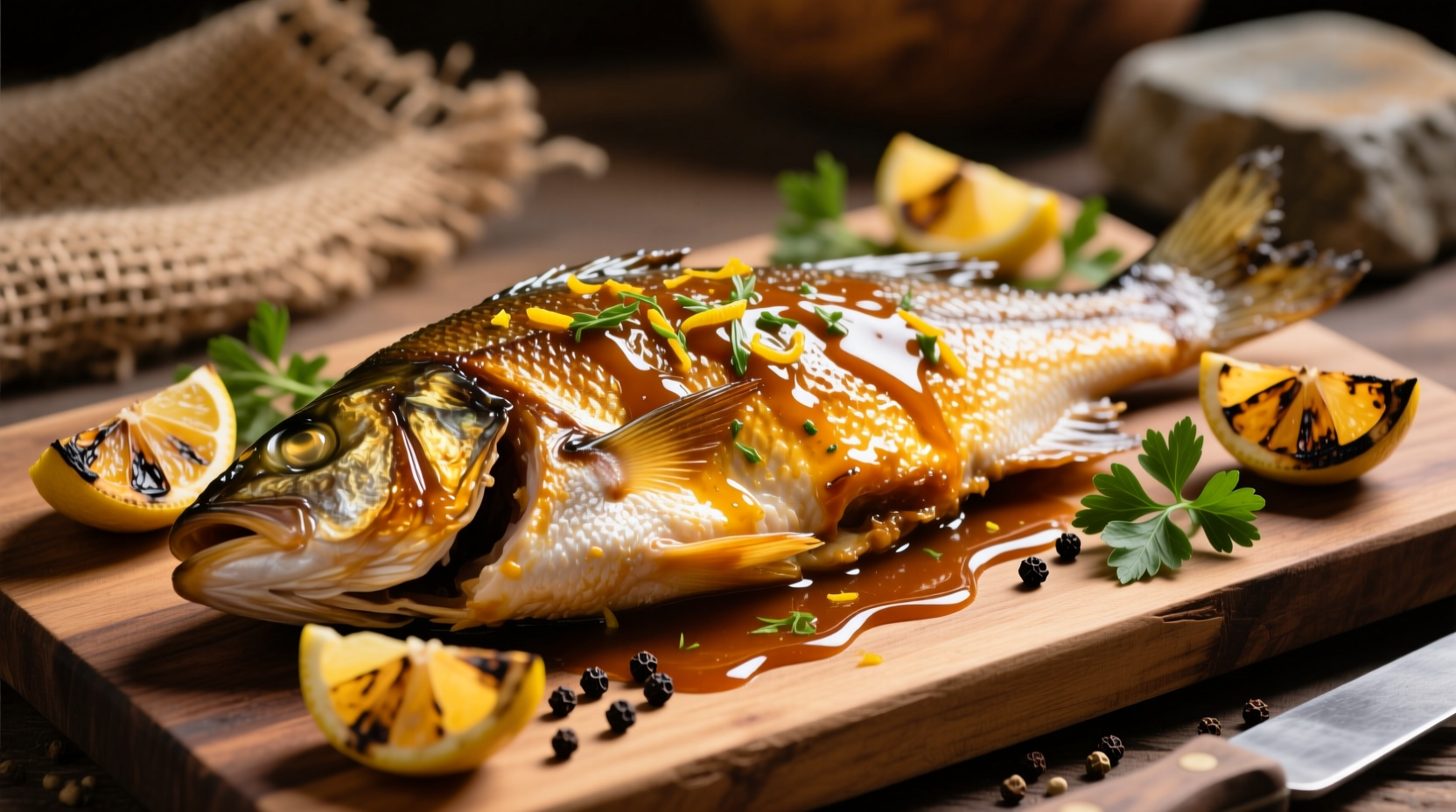 vinaigrette sauce for whole roasted fish
