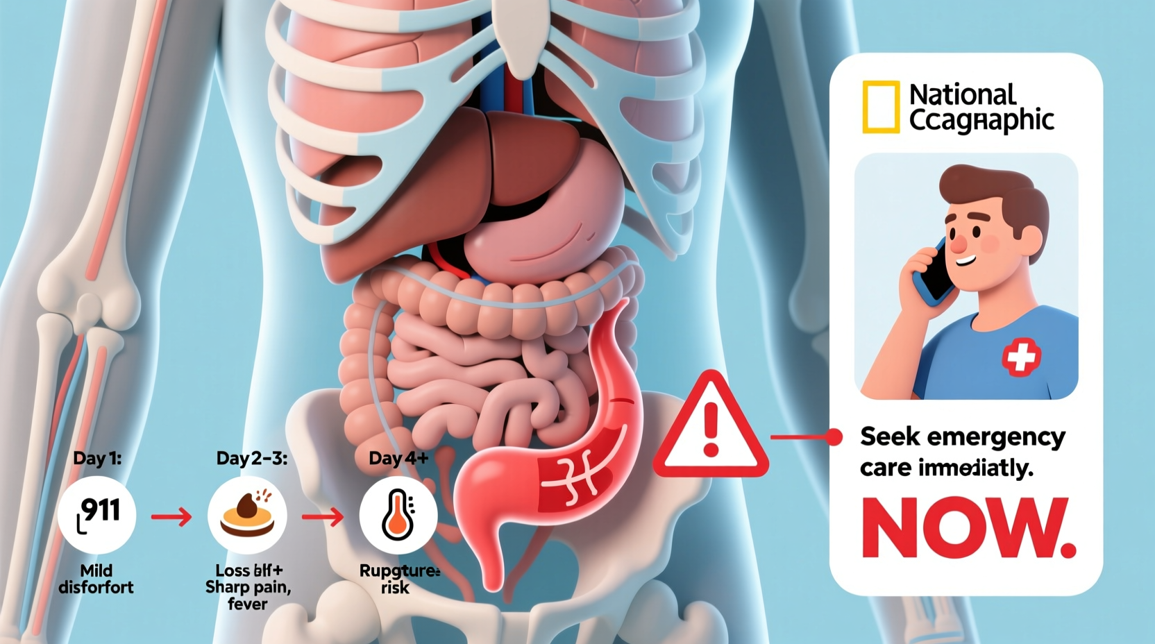 how to recognize early warning signs your appendix may burst and what to do next
