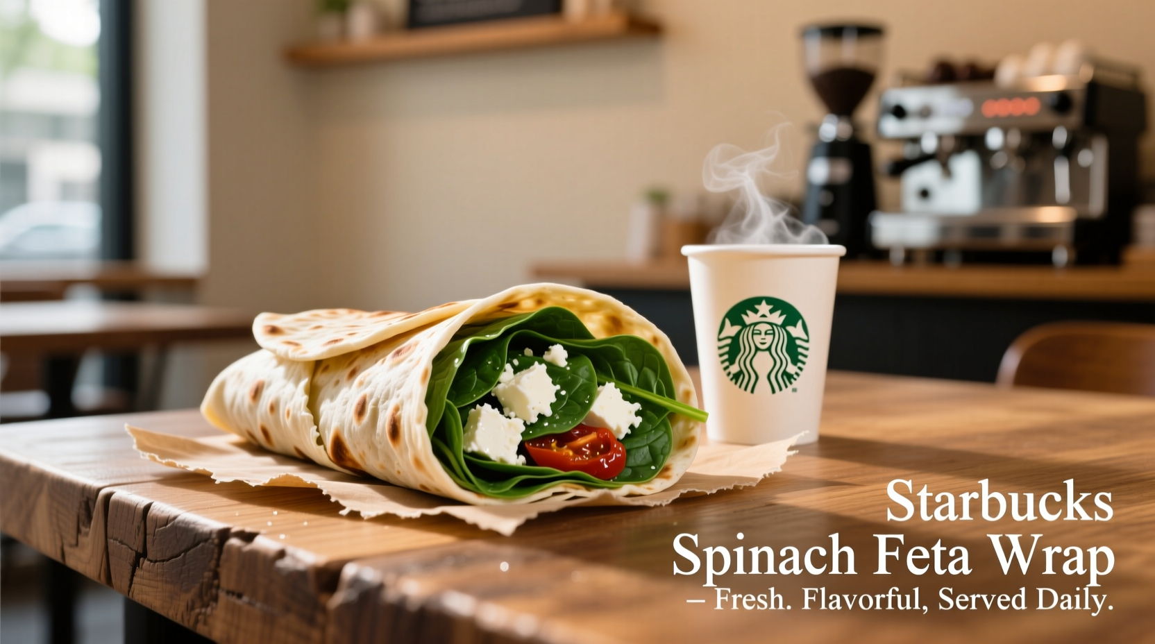 starbucks spinach feta wrap
