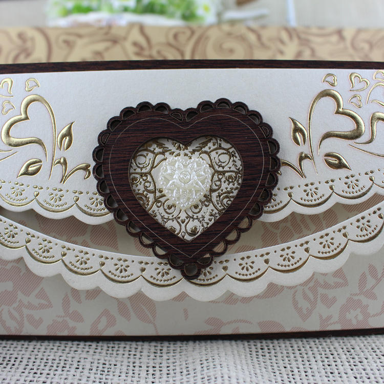 acrylic wedding invite