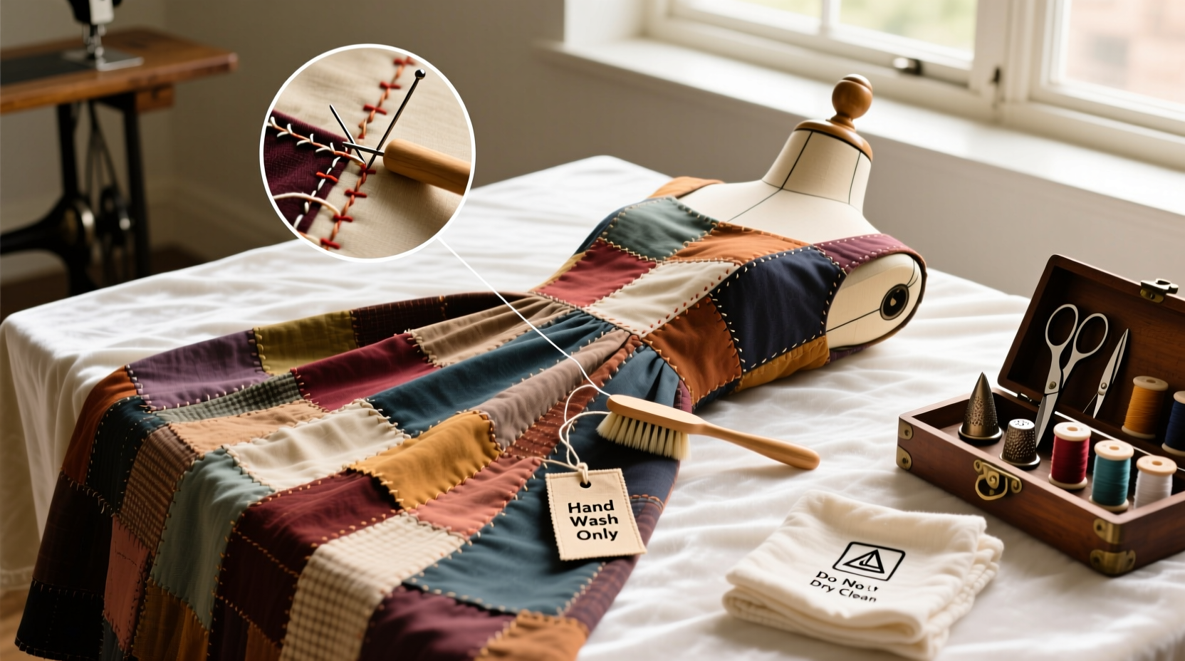 expert tips for maintaining and caring for your spliced patchwork dress