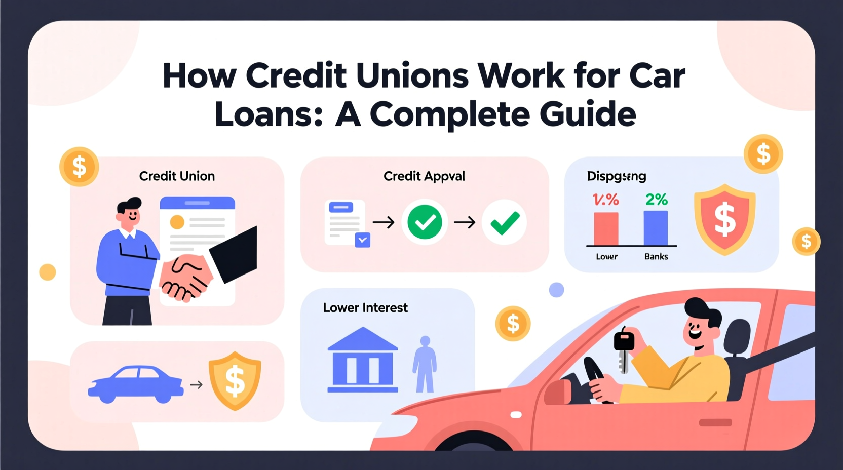 how do credit unions work for car loans