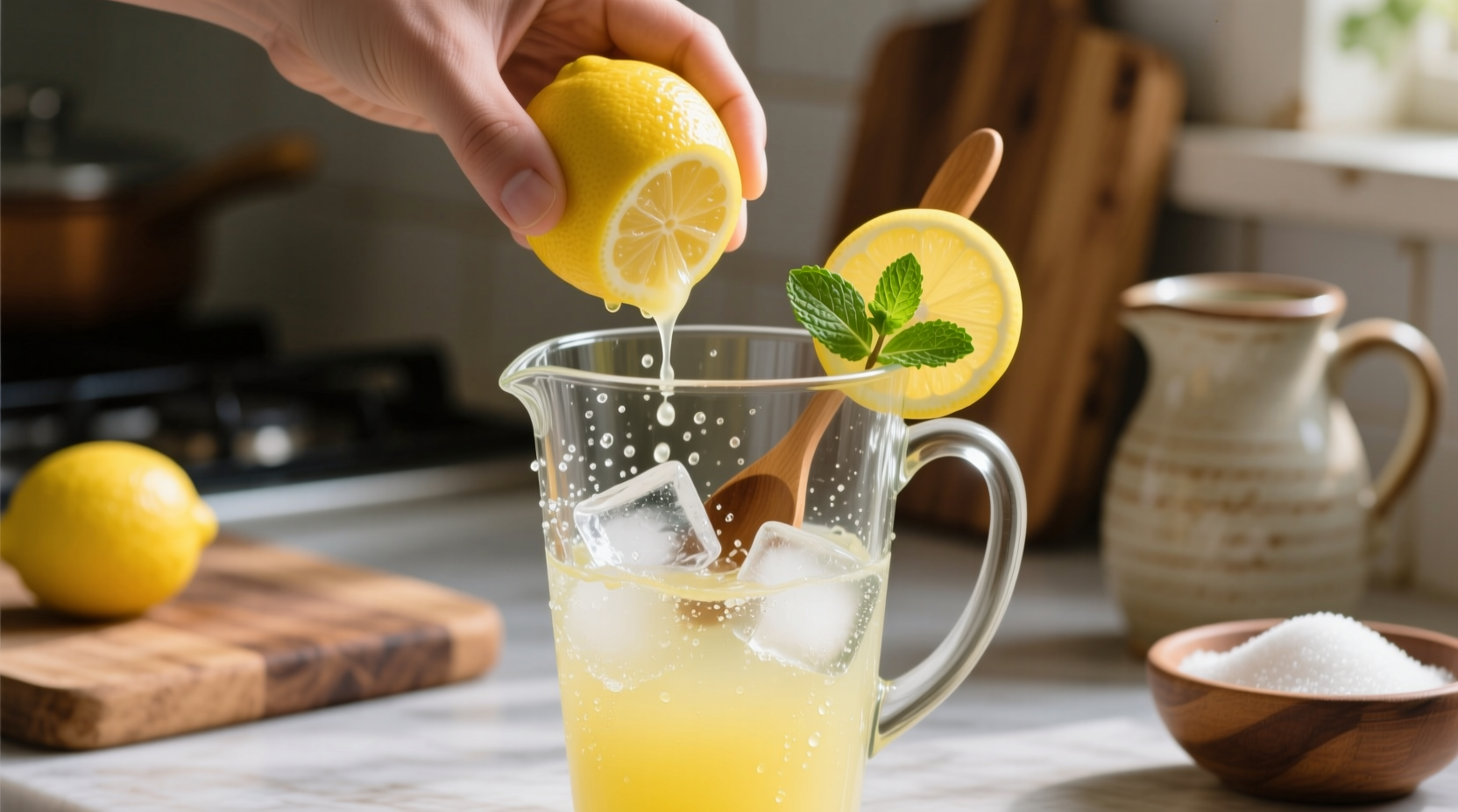 how to make a single glass of lemonade