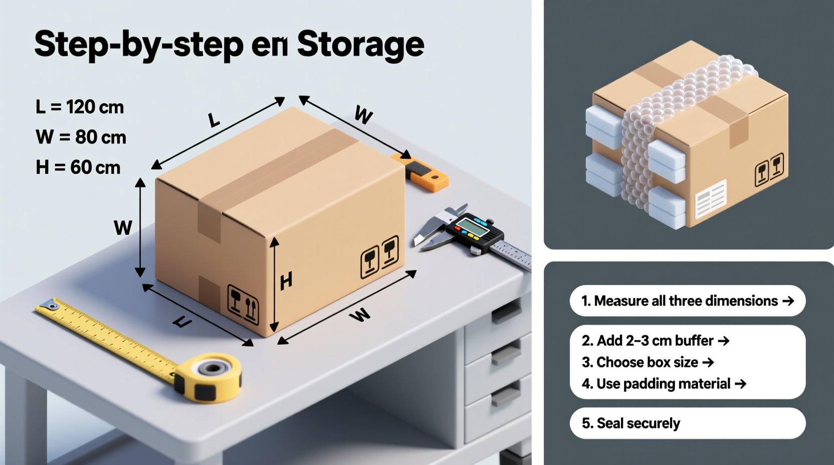 how to measure a box for shipping storage and accurate packaging solutions