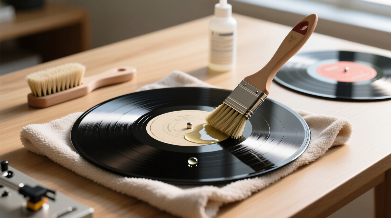 how to clean vinyl records
