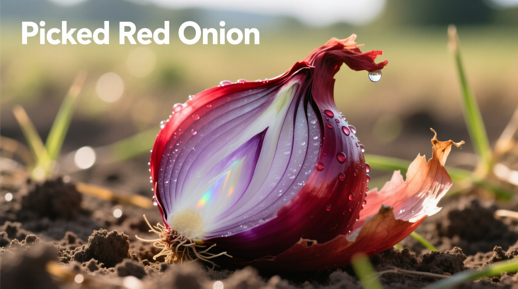 picked red onion