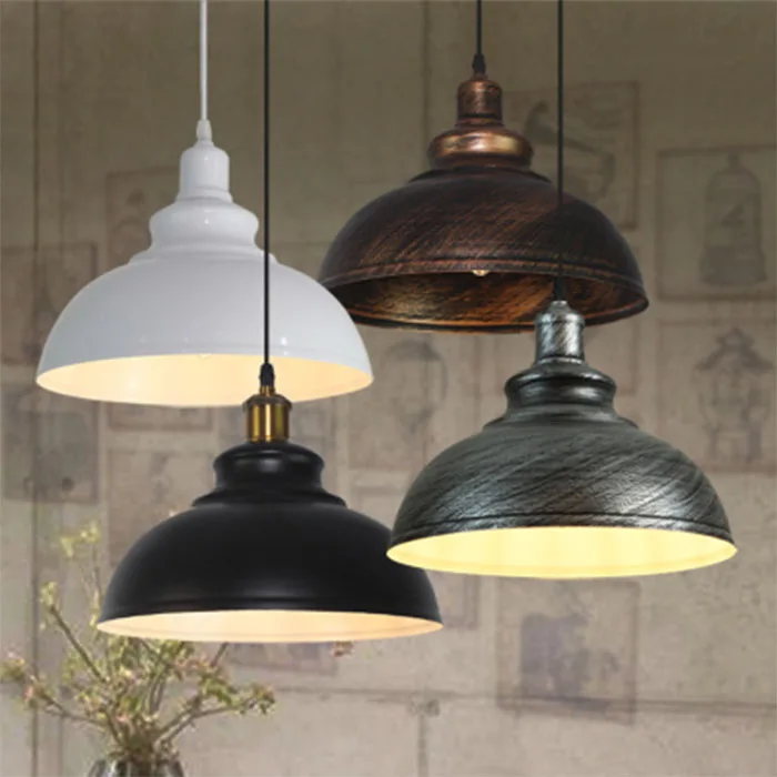 Retro restaurant bar black lights design lighting hanging antique industrial pendant lamp NS-125351