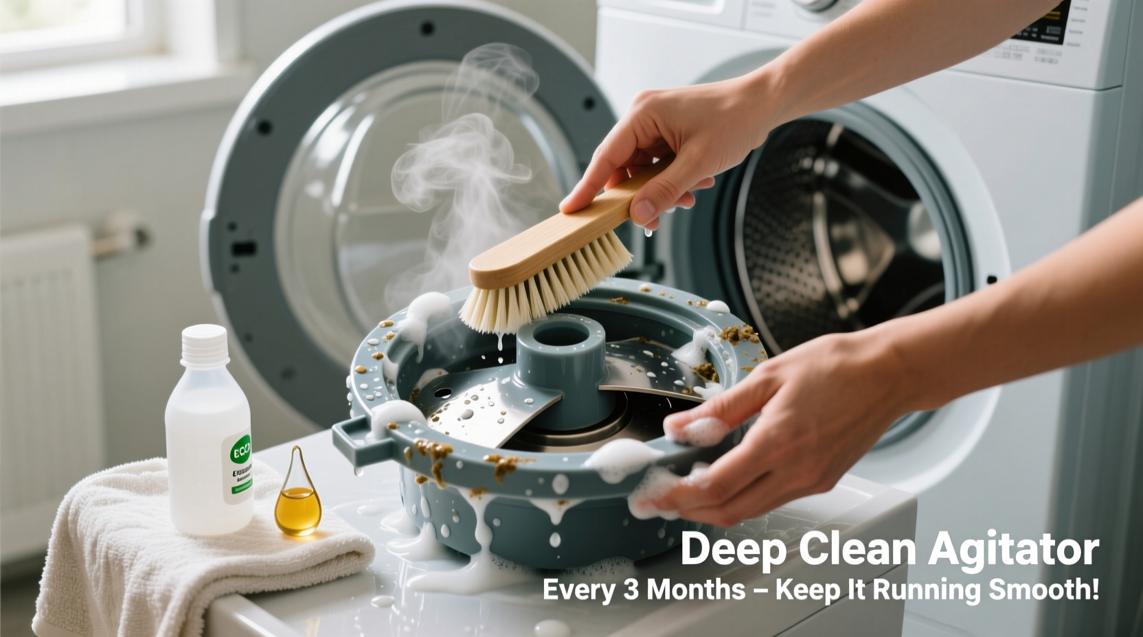 effective methods to deep clean your washing machine agitator for optimal performance