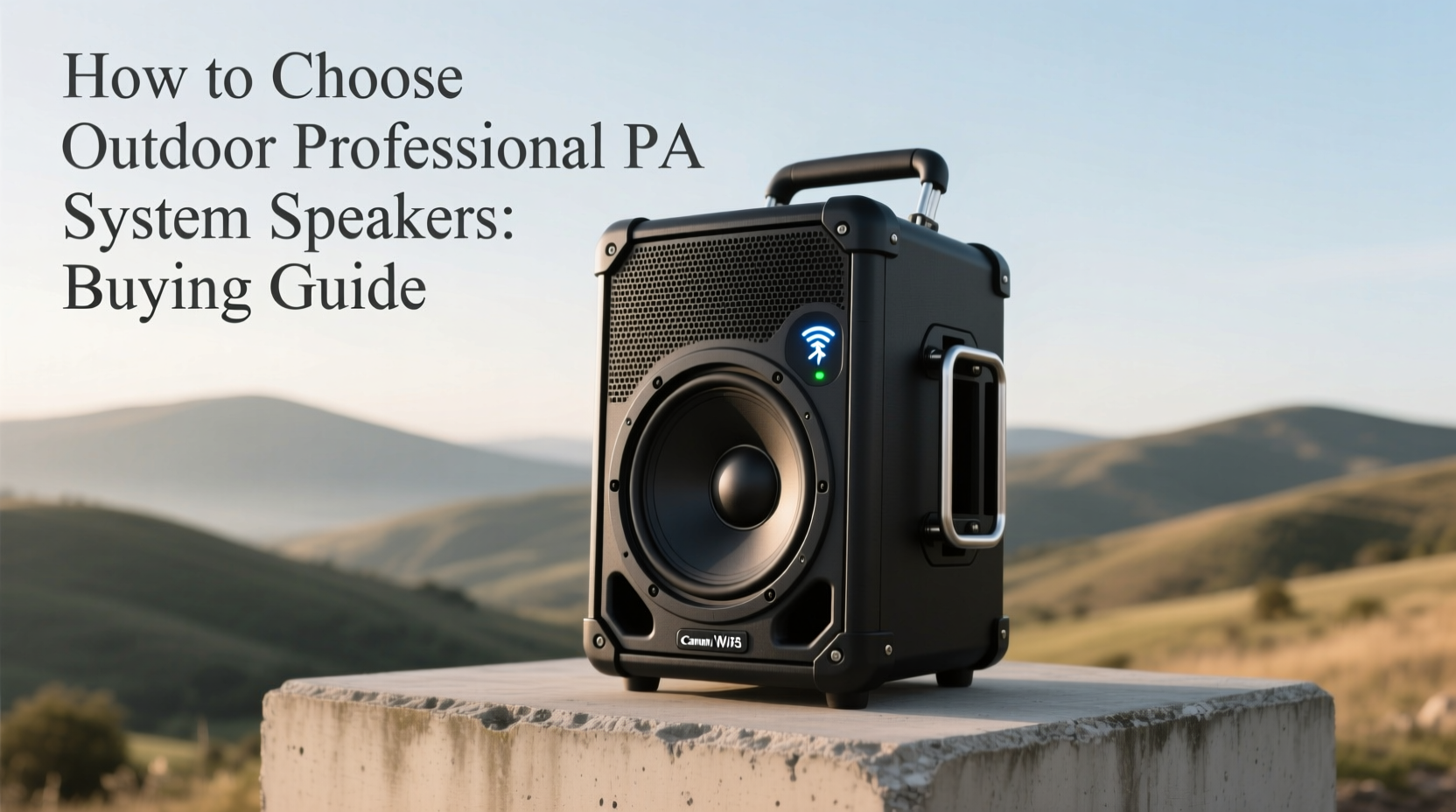 pa system speaker outdoor professional