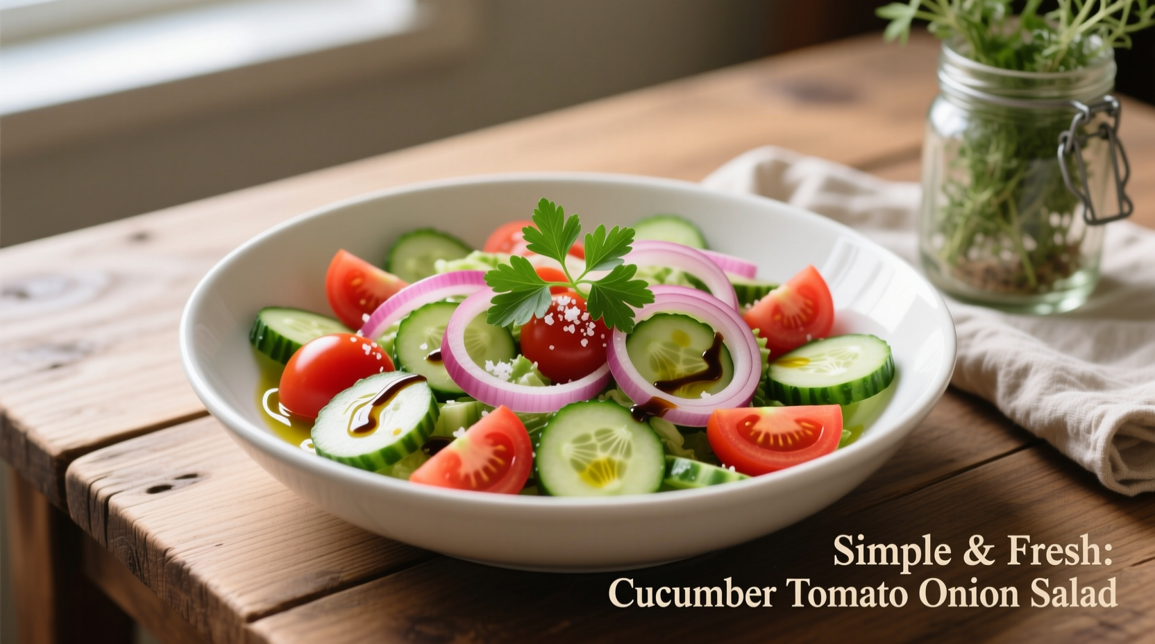 salad recipes with cucumber tomatoes onion