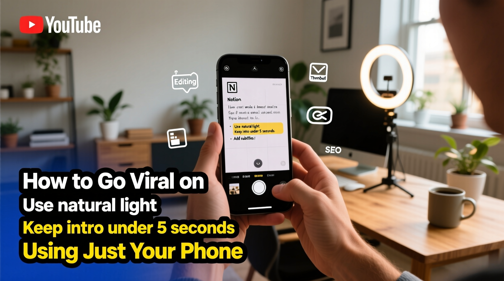 step by step guide to making engaging youtube videos using just your phone 2