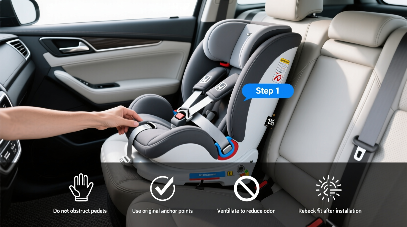 2018 honda crv child car seat installation