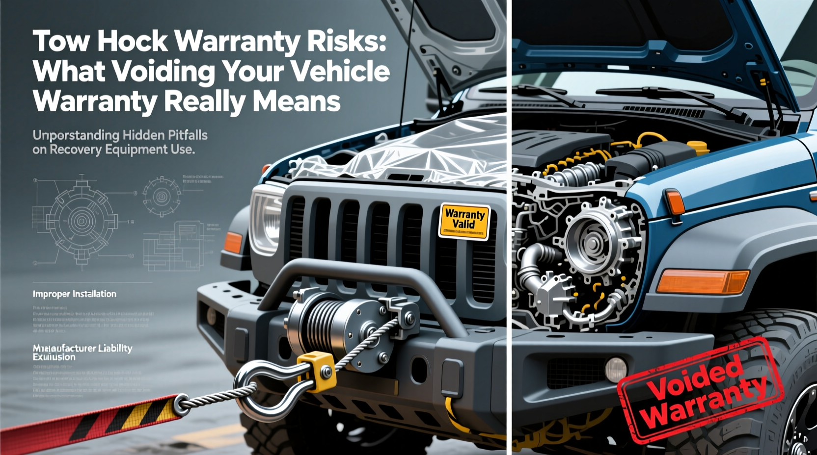tow hook warranty risks