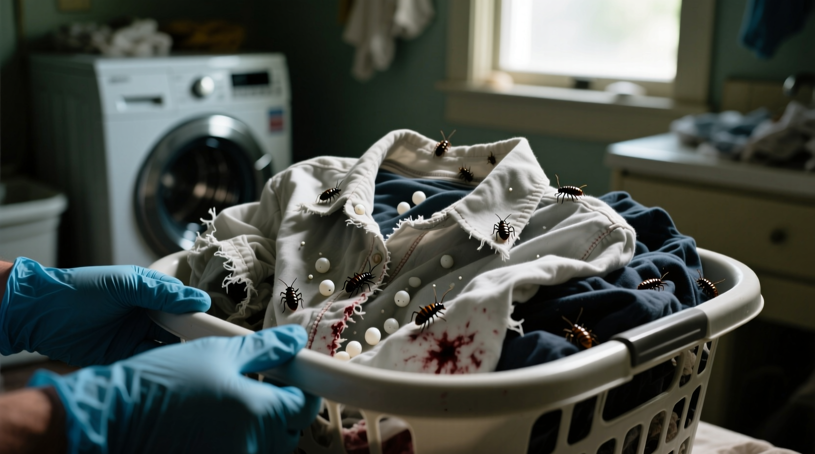 handle bed bug infestation laundry