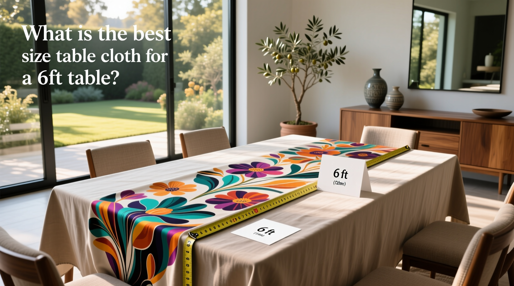 How to Choose a 6-Foot Custom Tablecloth with Full-Color Print